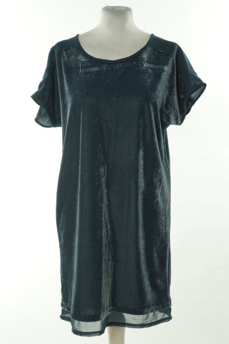 Sukienka granatowa połyskująca