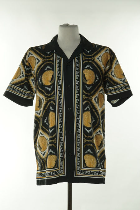 Koszula czarna wzorzysta