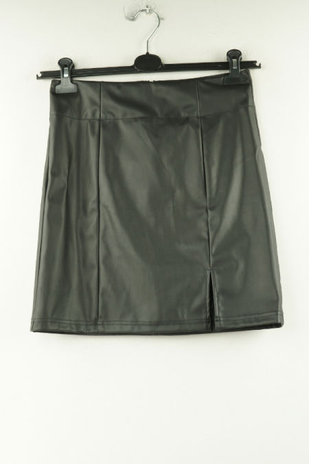 Spódnica czarna ekoskóra