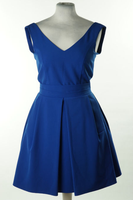 Sukienka niebieska na ramiączkach