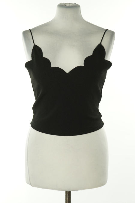 Top czarny na ramiączkach