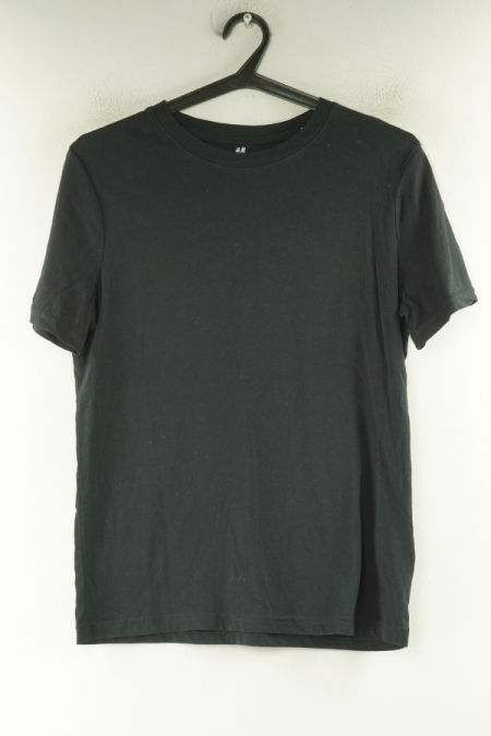 Koszulka czarna gładka, H&M