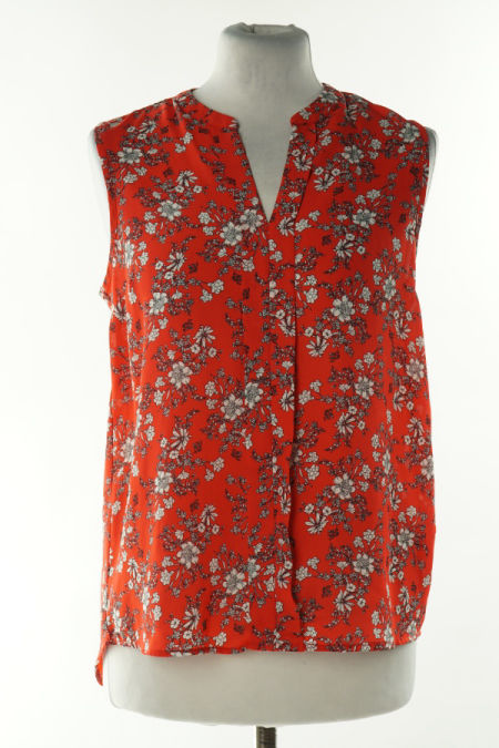 Bluzka czerwona w białe kwiatki, PRIMARK