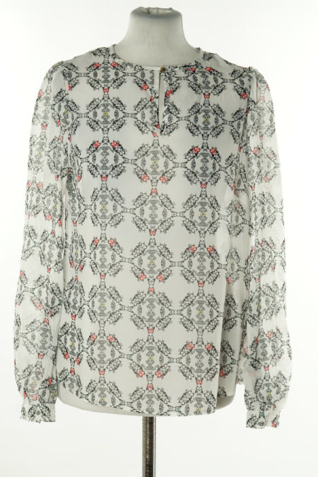 Bluzka szara w motyle
