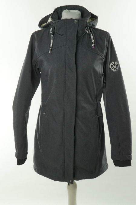 Kurtka ciemnoszara z kapturem