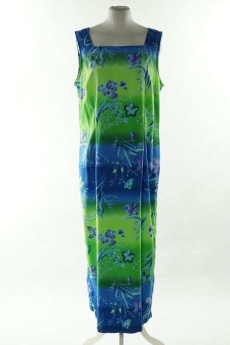 Sukienka zielono-niebieska