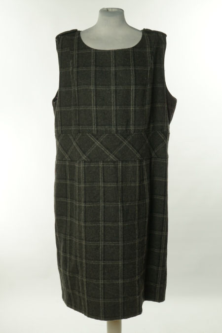 Sukienka szara w kratkę