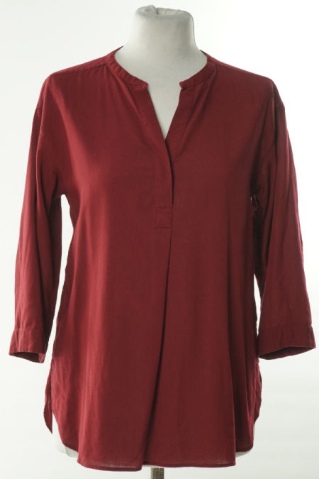 Bluzka koszulowa bordowa 