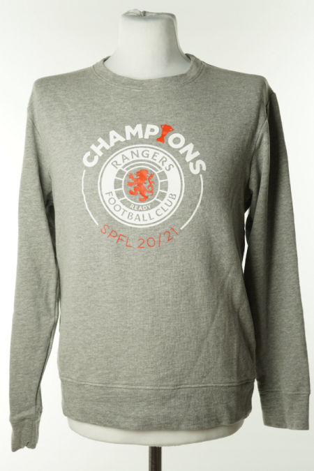 Bluza szara z białym napisem i nadrukiem