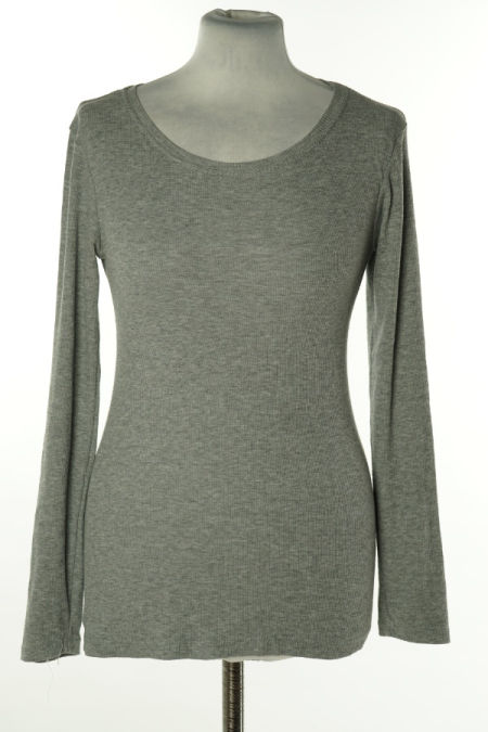Bluzka szara prążkowana