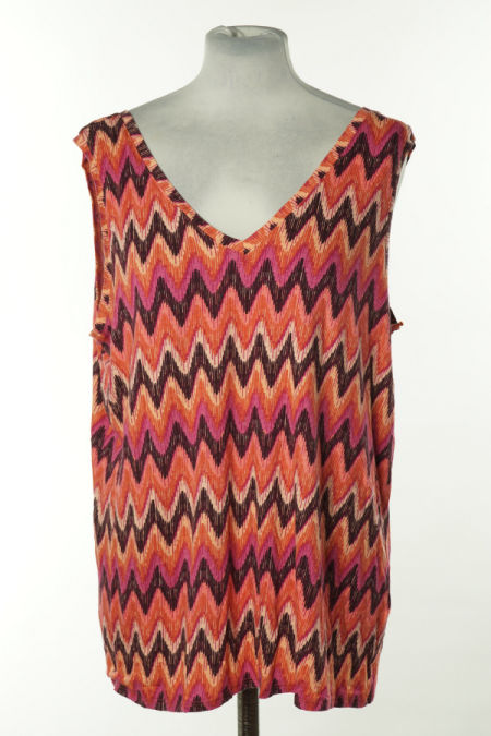 Koszulka fioletowo-łososiowa