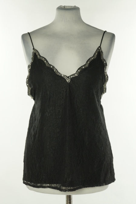 Koszulka czarna koronkowa