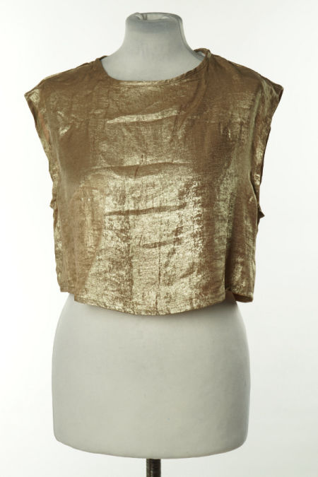 Top złoty połyskujący
