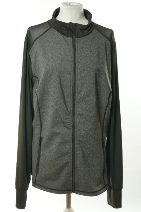 Bluza sportowa szara z czarnymi rękawami