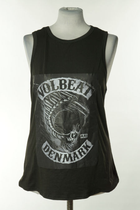 Koszulka czarna z nadrukiem i napisem