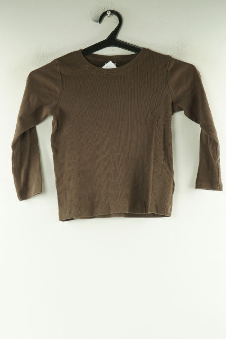 Bluzka pomarańczowa prążkowana