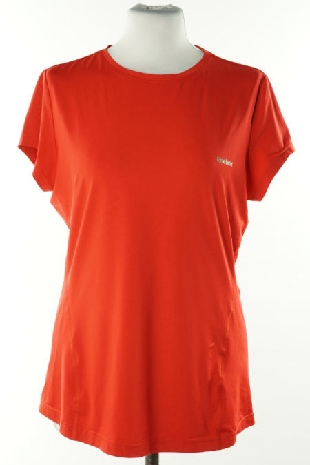 Koszulka czerwona gładka, REEBOK