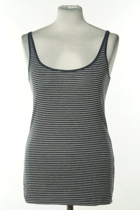 Koszulka granatowo-biała w paski