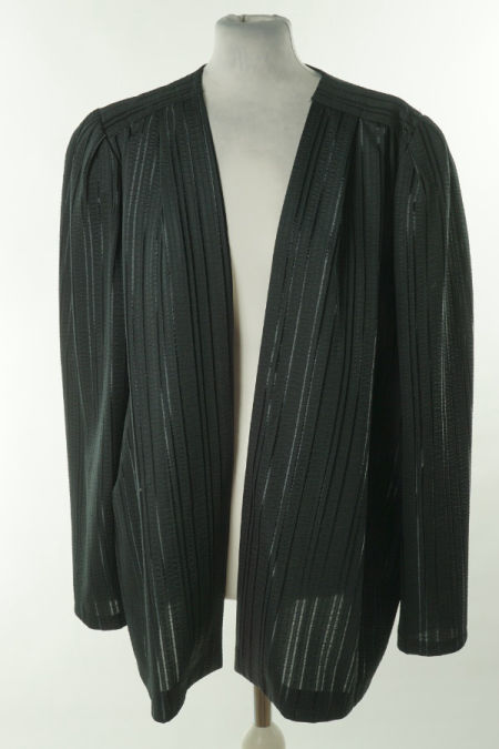 Narzutka czarna w białe paski