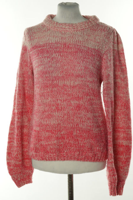 Sweter biało-różowy, C&A