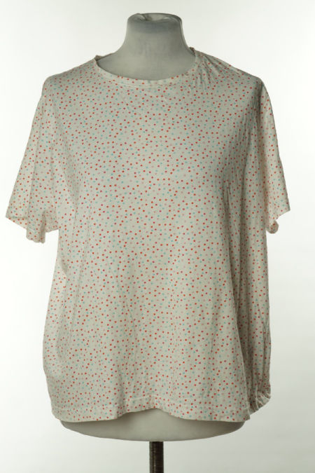 Koszulka biała w kropki