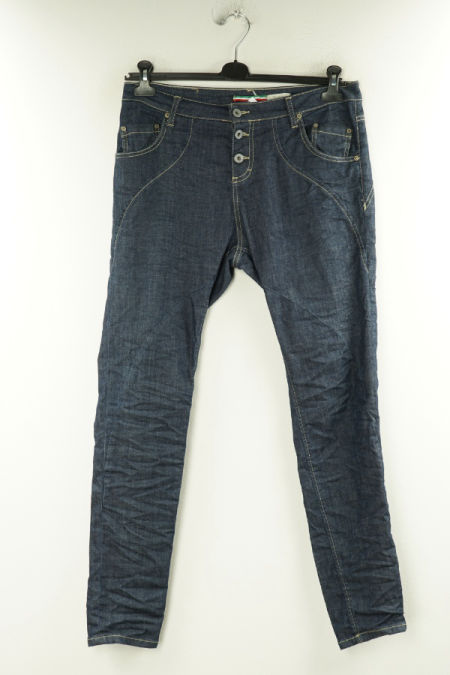 Spodnie cimnoniebiekie jeansowe