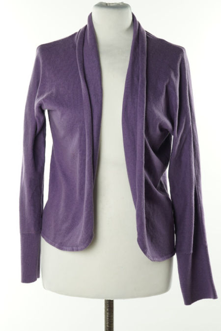 Narzutka fioletowa sweterkowa