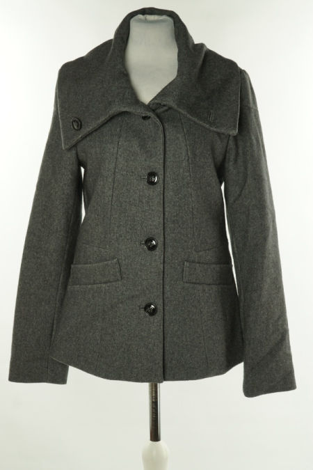 Kurtka ciemnoszara(60%wełna) H&M