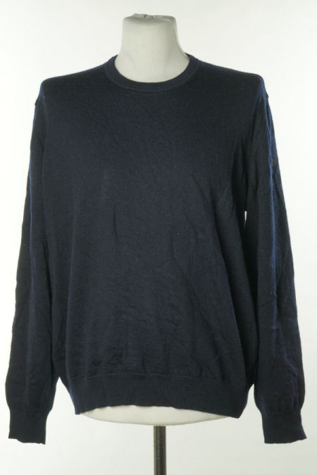 Sweter granatowy, 100% wełna