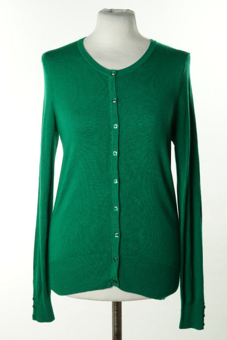 Kardigan zielony sweterkowy