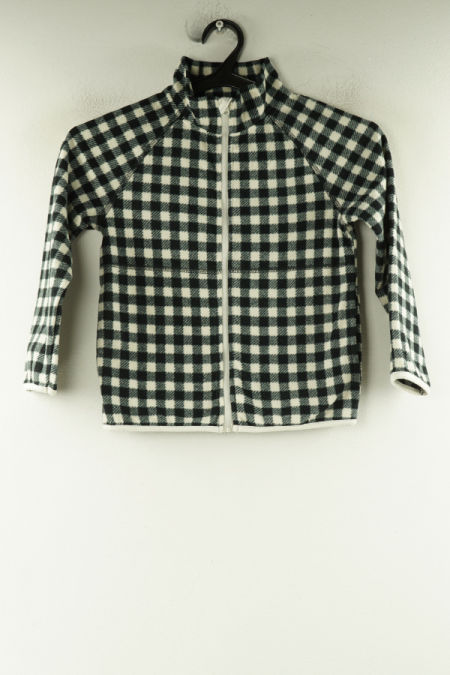 Polar kraciasty biało - czarny