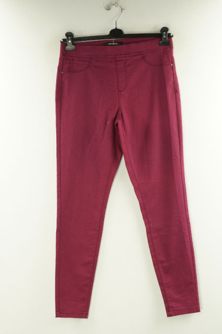 Spodnie bordowe na gumkę
