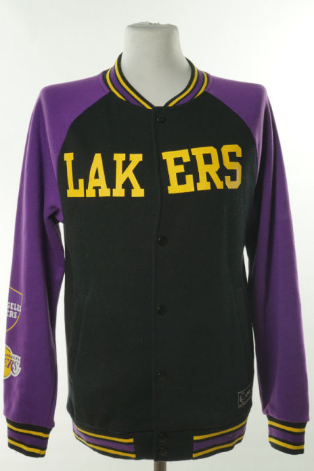 Bluza czarno-fioletowa napis Primark