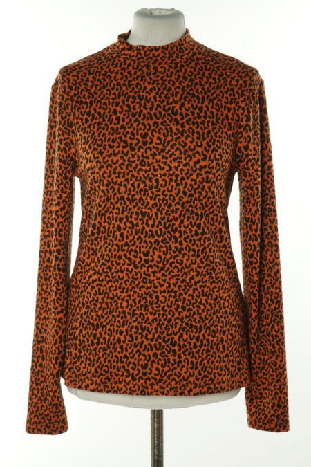 Bluzka brązowa w cętki