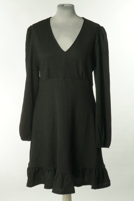 Sukienka czarna z długim rękawem, PRIMARK