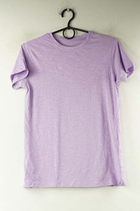 Koszulka fioletowa bawełna