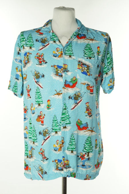 Koszula niebieska świąteczna