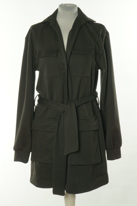 Sukienka czarna z paskiem