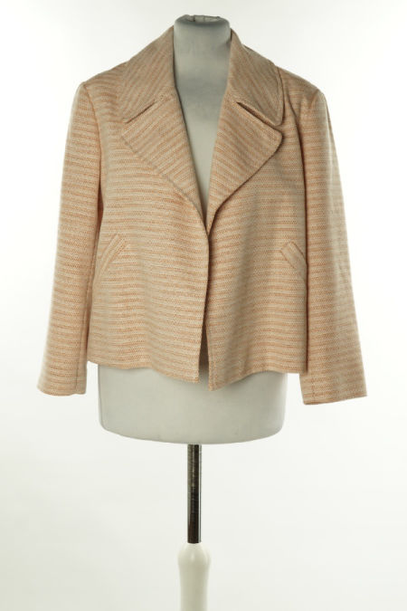 Narzutka biało-brzoskwiniowa