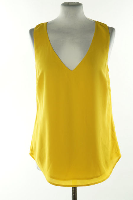 Bluzki żółte na grubych ramiączkach