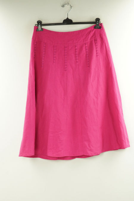 Spódnica różowa(55%lnu)