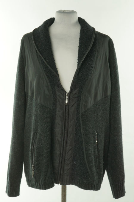 Marynarka czarna na suwak