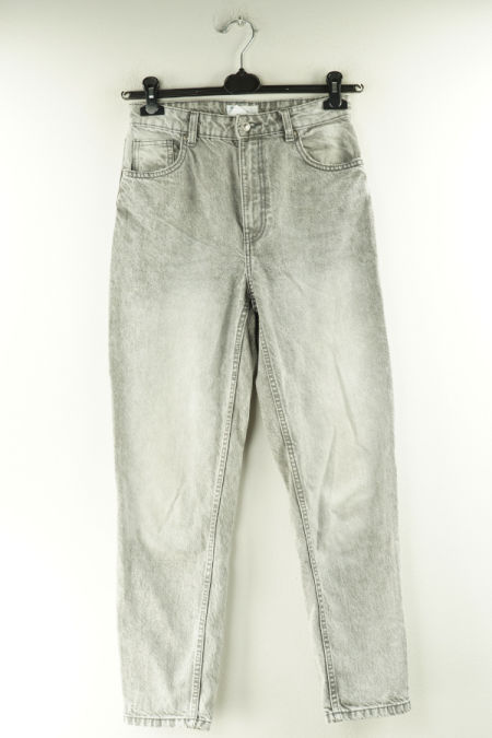Jeansy szare proste 