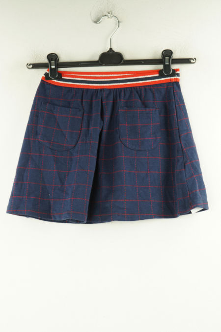 Spódnica granatowa w kratkę
