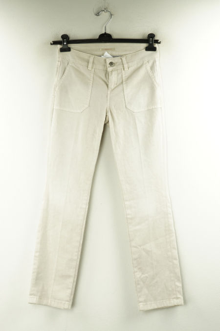 Spodnie beżowe jeansowe