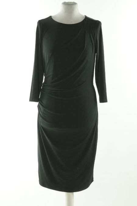 Sukienka czarna drapowana