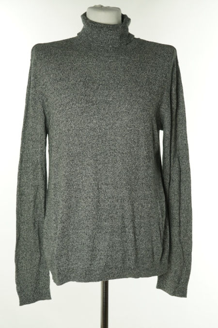 Sweter szary melanż