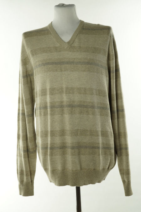 Sweter beżowy w paski