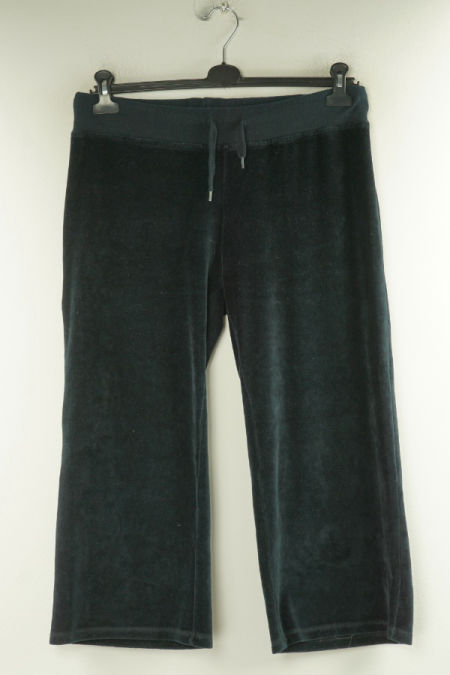 Spodnie dresowe welurowe czarne