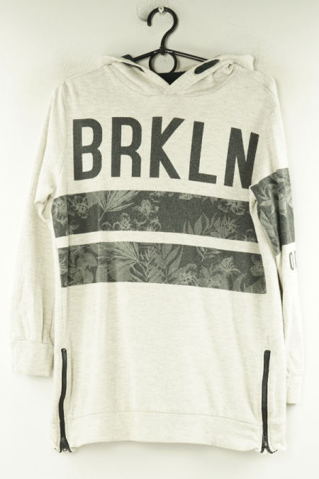 Bluza szara z napisem